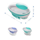 Escova de banho de silicone macio para cães e gatos