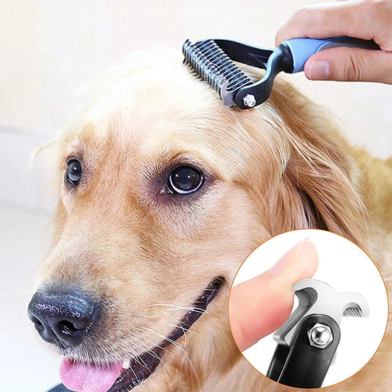 Escova profissional para remoção de pelos para cães e gatos