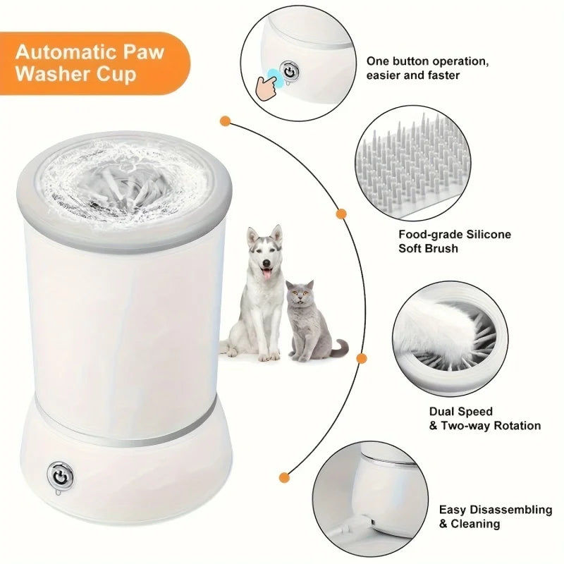 Lavador para patas de cães e gatos