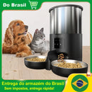 Comedouro inteligente automático para pets 5L com microfone