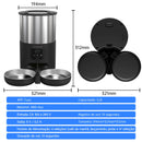 Comedouro inteligente automático para pets 5L com microfone