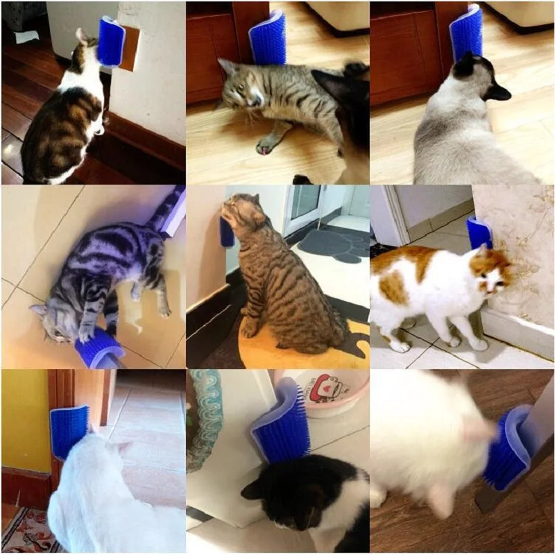 Arranhador e Massageador para Gatos e Removedor de Pelos para Cães e Gatos
