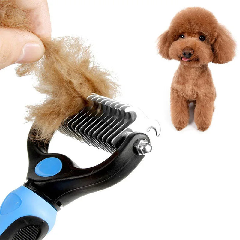 Escova profissional para remoção de pelos para cães e gatos