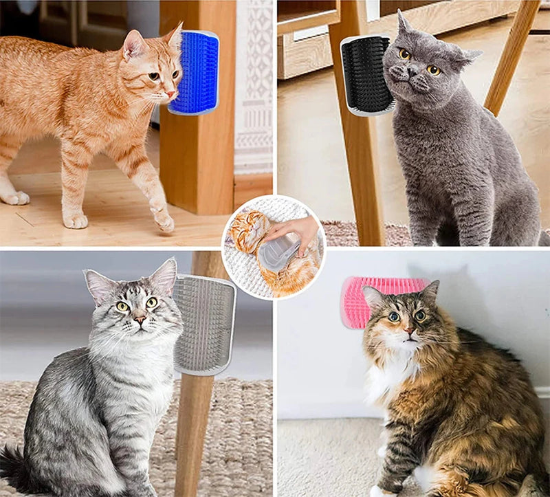 Arranhador e Massageador para Gatos e Removedor de Pelos para Cães e Gatos