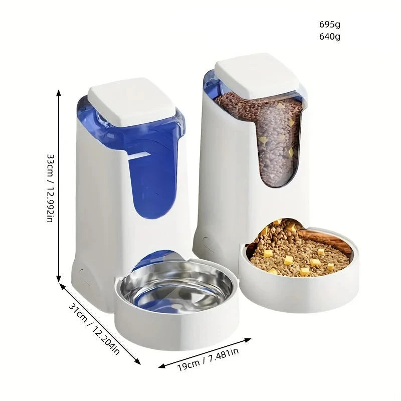 Alimentador e dispenser de água automático para PET em aço inoxidável de grande capacidade