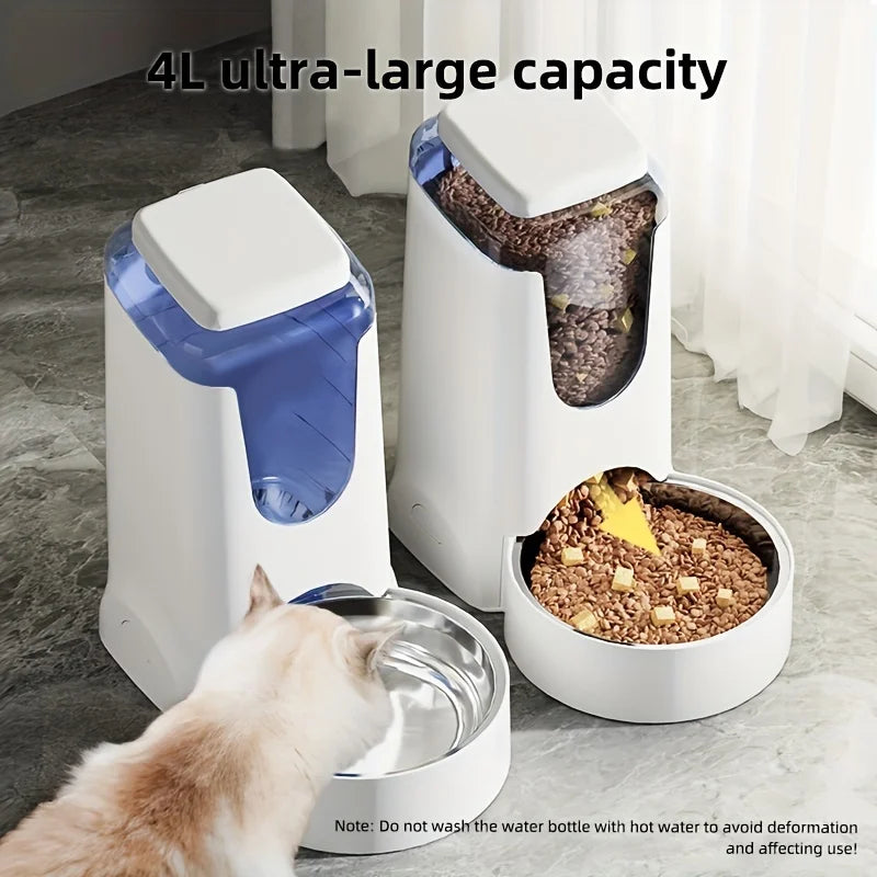 Alimentador e dispenser de água automático para PET em aço inoxidável de grande capacidade