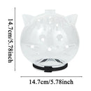 Focinheira de bolha para gatos proteção anti-mordida e anti-lambida, capuz espacial respirável para gatos.