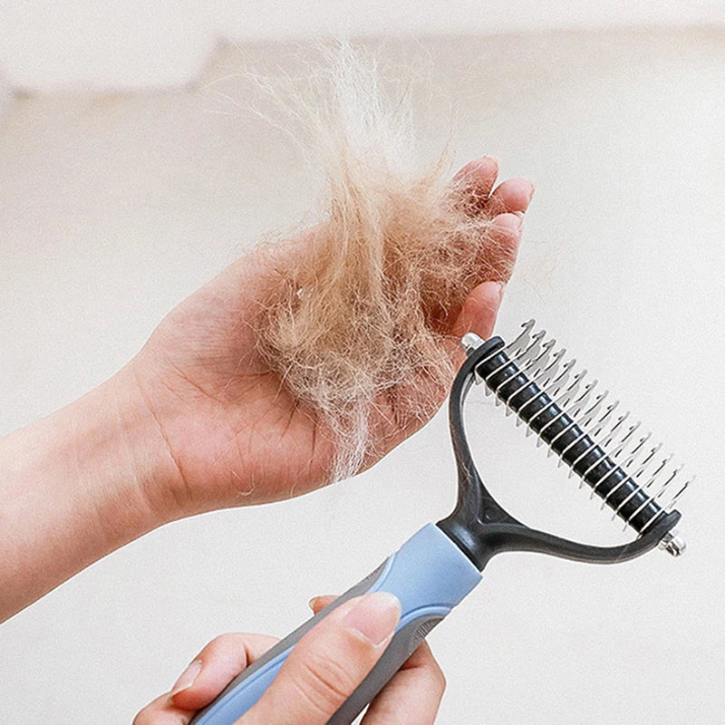Escova profissional para remoção de pelos para cães e gatos