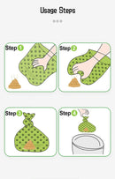 Bolsa para excrementos animales fabricada con material biodegradable.