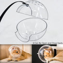 Focinheira de bolha para gatos proteção anti-mordida e anti-lambida, capuz espacial respirável para gatos.