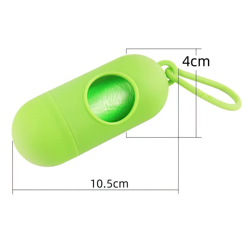 Bolsa para excrementos animales fabricada con material biodegradable.