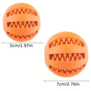 Bola de brinquedo atóxica e resistente a mordidas, ideal para cães e gatos