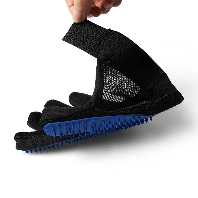 Luvas de Silicone para Escovação e Pente para Cabelo de Gatos e Cães