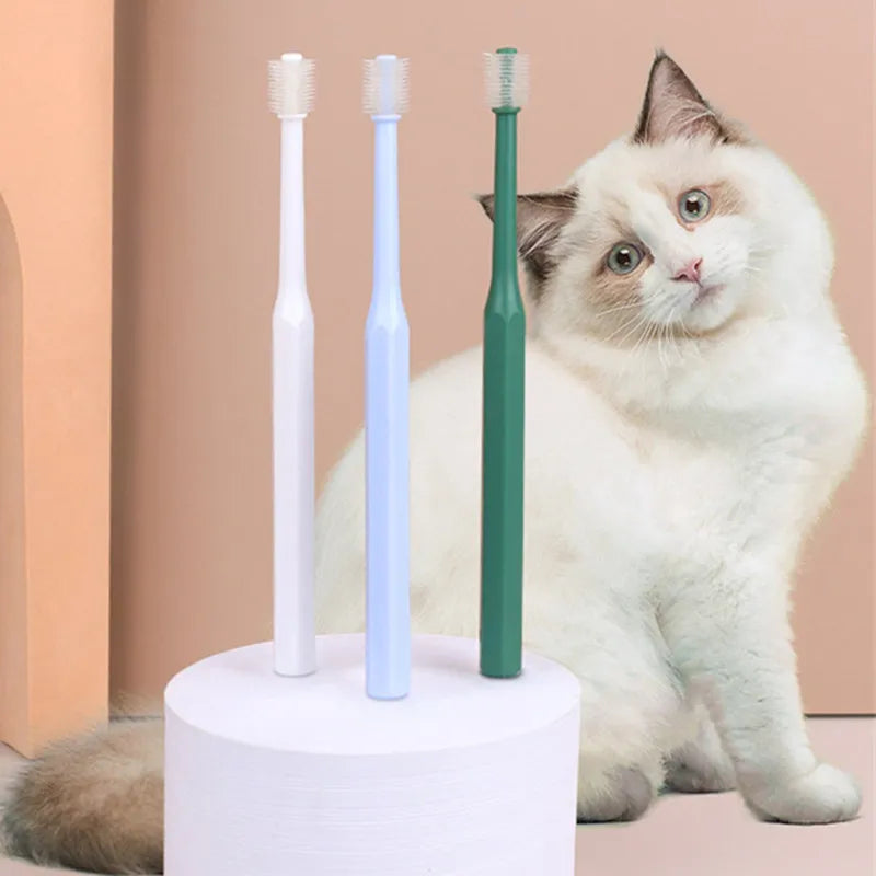 Escova de Dente para Gatos com Cerdas Macias