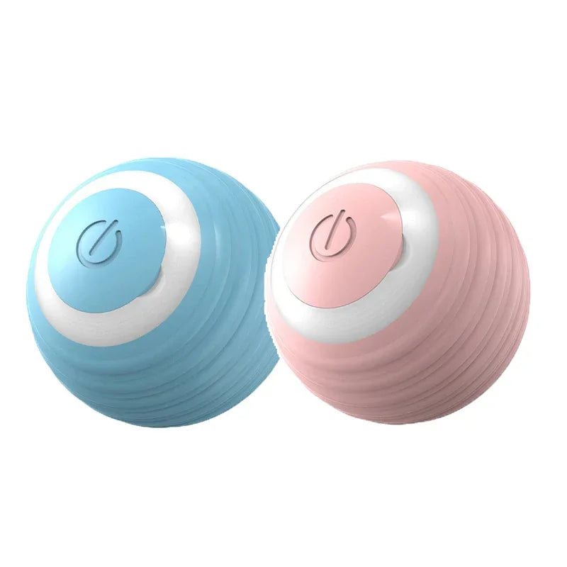 Bola giratória para gatos brinquedo elétrico interativo com carregamento USB