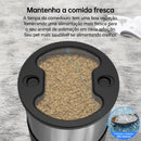 Comedouro inteligente automático para pets 5L com microfone