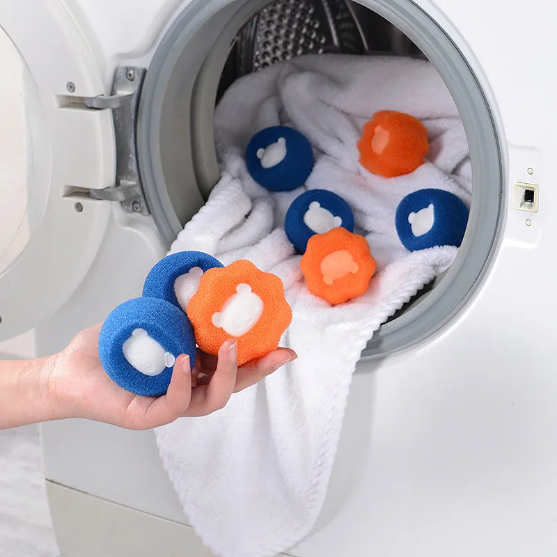 Removedor de pelos de pets bola de lã reutilizável