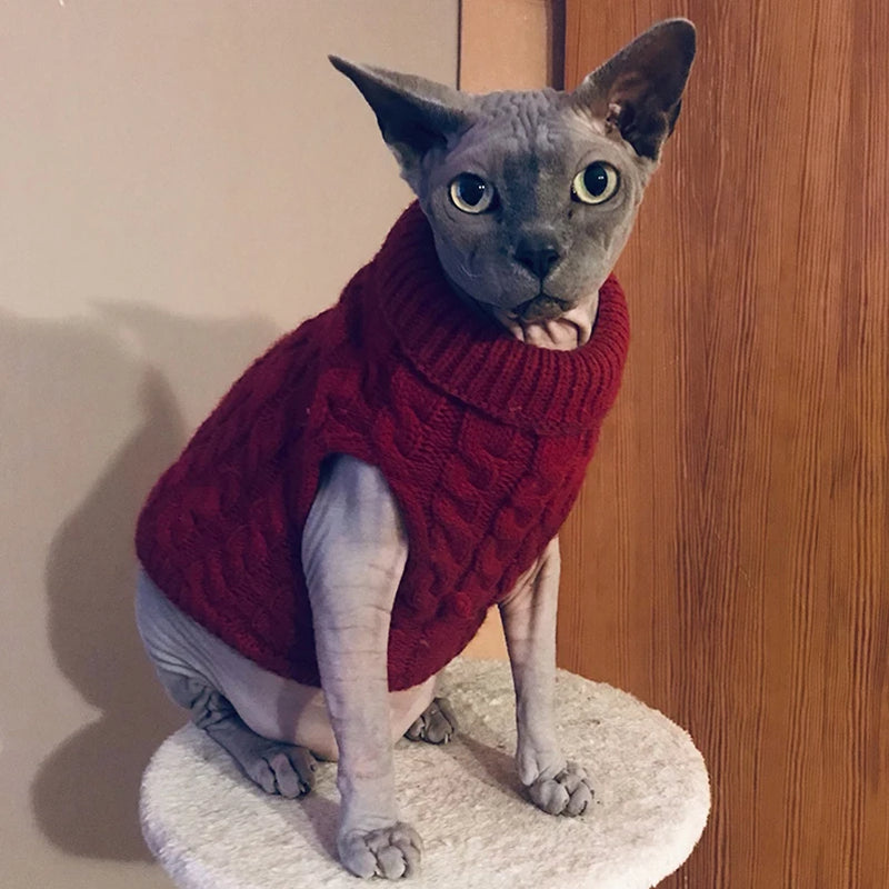 Suéteres para cães e gatos pequenos e médios