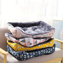 Cama tipo sofá para cães e gatos de estimação