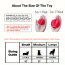 Bola de brinquedo atóxica e resistente a mordidas, ideal para cães e gatos
