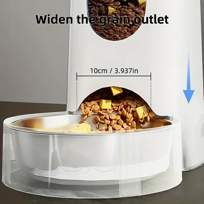 Alimentador e dispenser de água automático para PET em aço inoxidável de grande capacidade