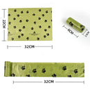 Bolsa para excrementos animales fabricada con material biodegradable.