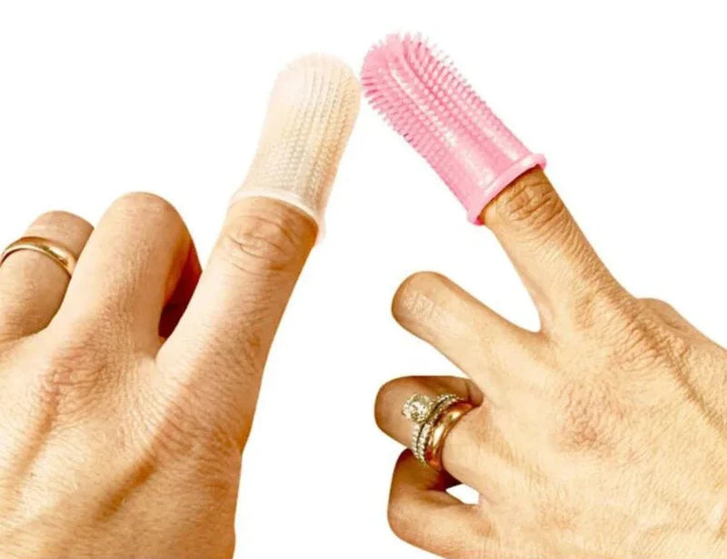 Escova de dentes super macia para pets cães e gatos