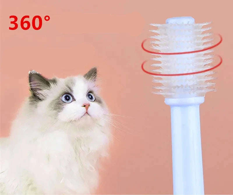 Escova de Dente para Gatos com Cerdas Macias