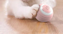 Bola giratória para gatos brinquedo elétrico interativo com carregamento USB