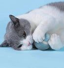 Bola giratória para gatos brinquedo elétrico interativo com carregamento USB