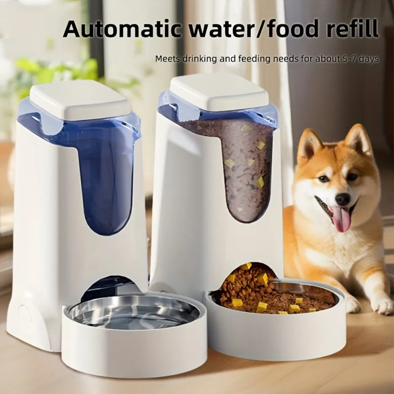 Alimentador e dispenser de água automático para PET em aço inoxidável de grande capacidade