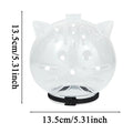 Focinheira de bolha para gatos proteção anti-mordida e anti-lambida, capuz espacial respirável para gatos.