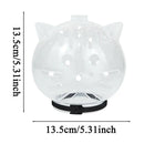 Focinheira de bolha para gatos proteção anti-mordida e anti-lambida, capuz espacial respirável para gatos.