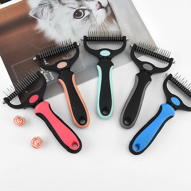 Escova profissional para remoção de pelos para cães e gatos